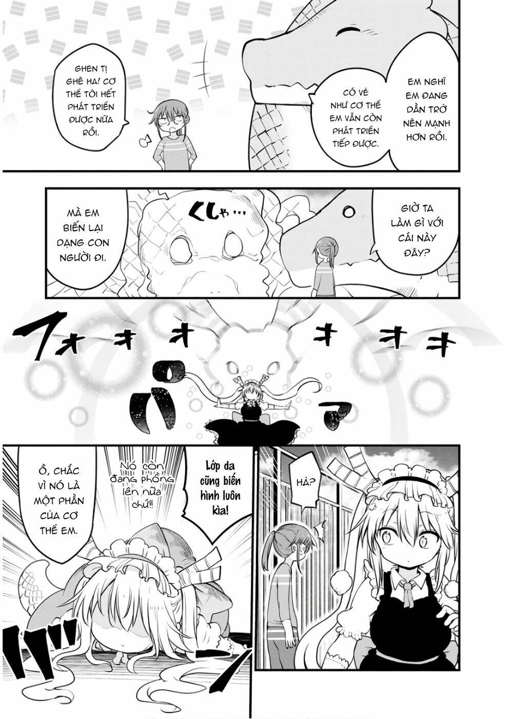 cuộc sống trả ơn của nàng rồng tohru! chapter 85: \"tooru và ngày lột da\" - Trang 2